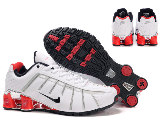 New Nike Shox NZ 3 White Red Shoes - Click Image to Close