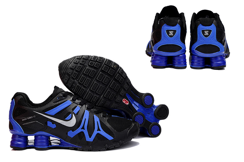 New Nike Shox Turbo+13 Shoes Black Blue