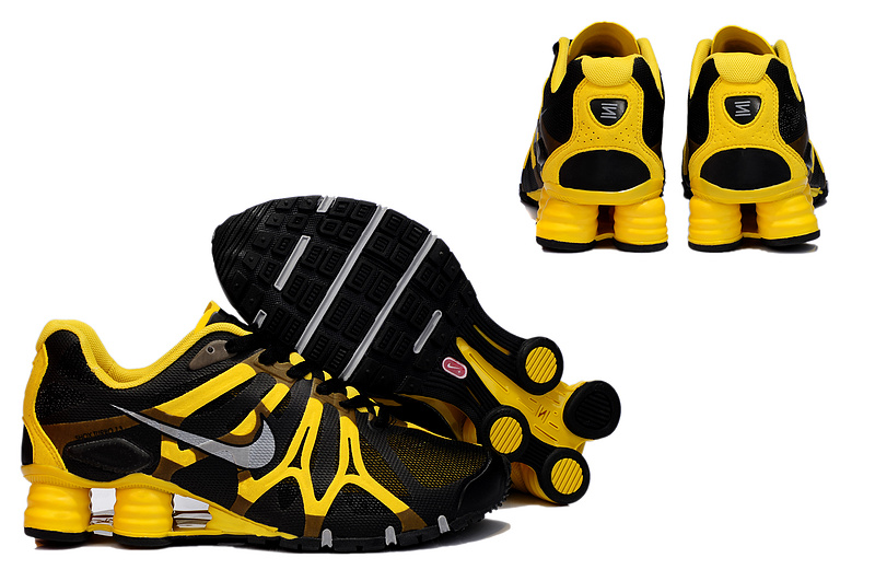 New Nike Shox Turbo+13 Shoes Black Yellow - Click Image to Close