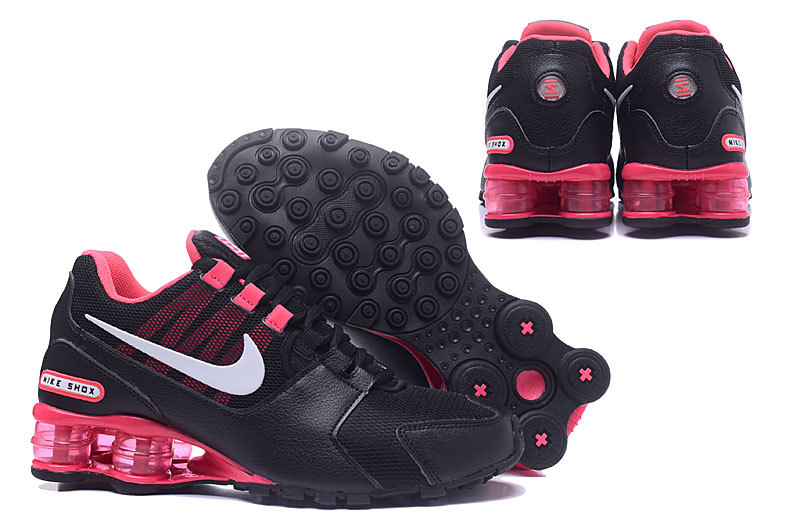 New Women Nike Shox Current Shoes Black Red