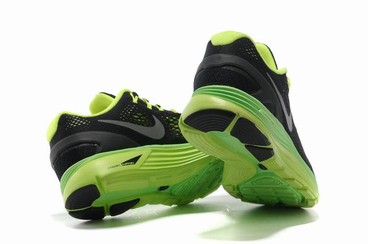 Nike 2013 Moonfall Grenadine Black Yellow Green Sport Shoes