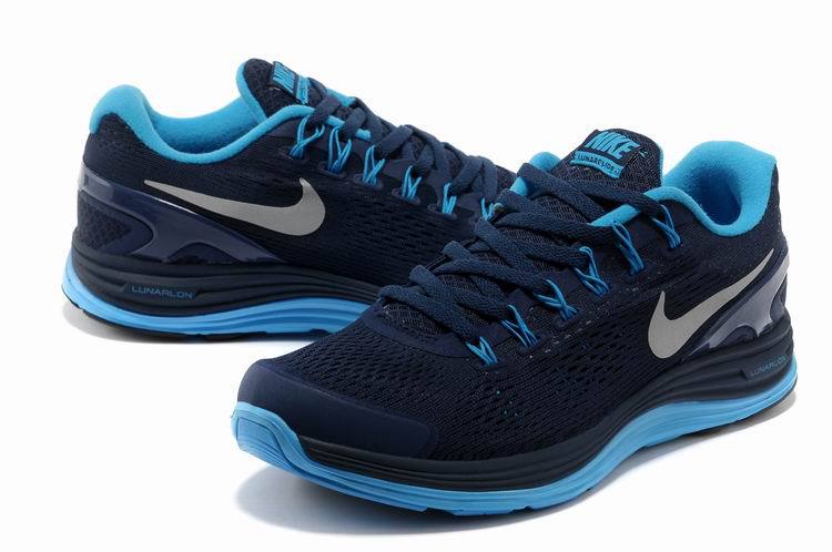 Nike 2013 Moonfall Grenadine Dark Blue Sport Shoes - Click Image to Close