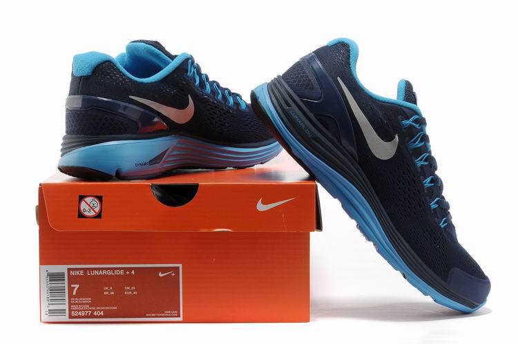 Nike 2013 Moonfall Grenadine Dark Blue Sport Shoes - Click Image to Close