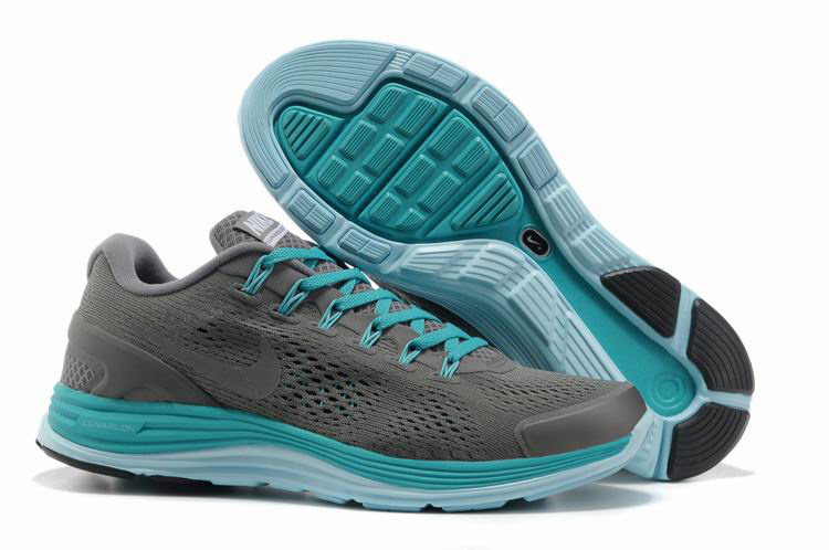 Nike 2013 Moonfall Grenadine Grey Blue Sport Shoes