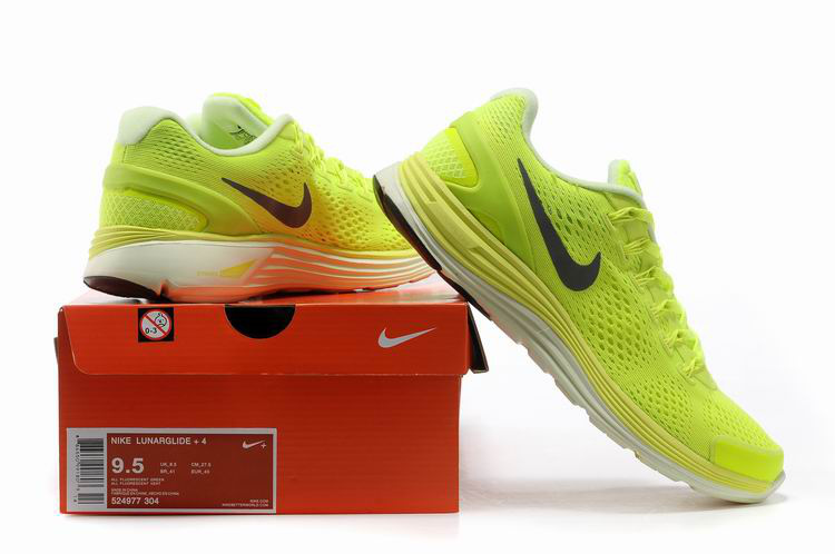 Nike 2013 Moonfall Grenadine Yellow White Sport Shoes