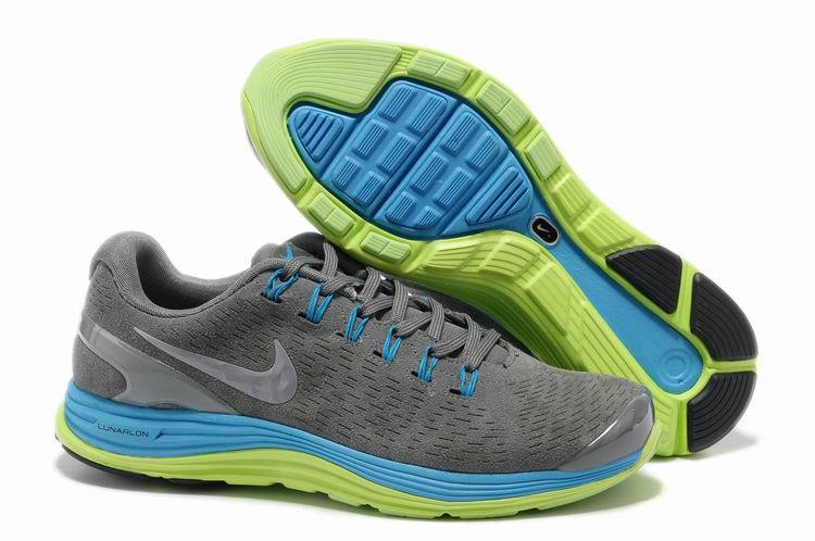 Nike 2013 Moonfall Grey Blue Green Sport Shoes