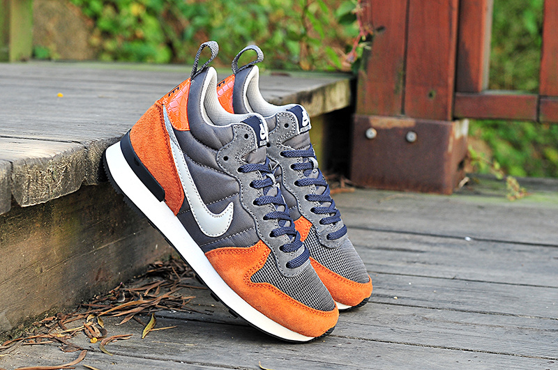 Nike 2015 Archive Grey Orange White Women Shoes