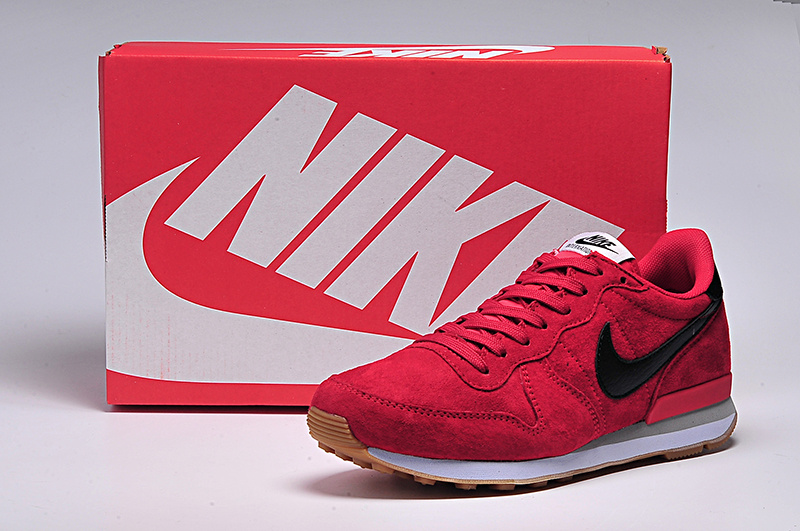 Nike 2015 Archive Red Black Women Shoes - Click Image to Close