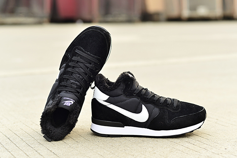 Nike 2015 Archive Wool Black White Women Shoes - Click Image to Close