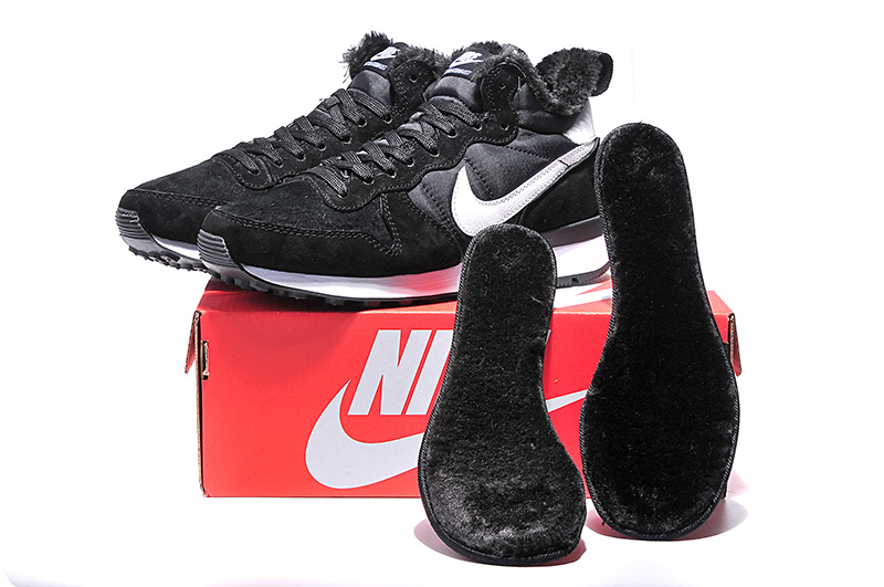 Nike 2015 Archive Wool Black White Women Shoes - Click Image to Close