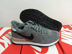 Nike 2015 Archive Wool Grey Black Women Shoes - Click Image to Close