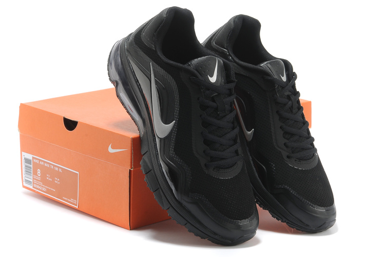 Nike Air Max TR 180 Shoes Black Grey - Click Image to Close