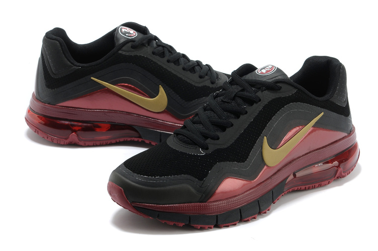 Nike Air Max TR 180 Shoes Black Red Gold