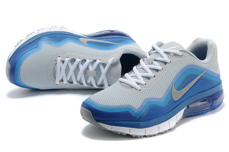 Nike Air Max TR 180 Shoes Grey Blue White - Click Image to Close