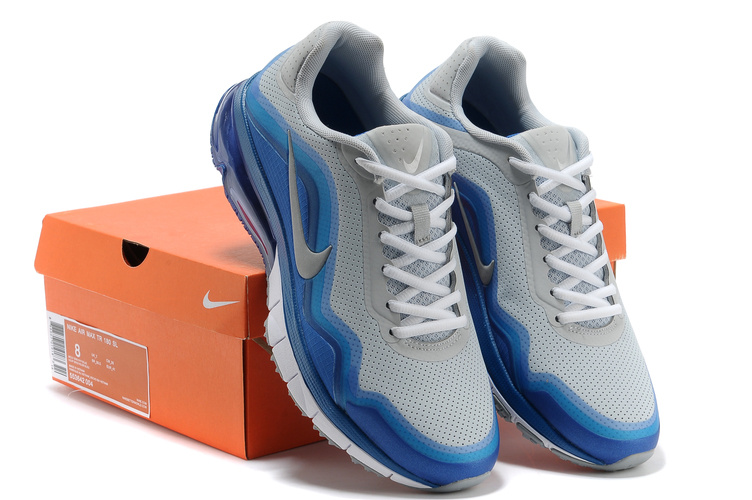 Nike Air Max TR 180 Shoes Grey Blue White - Click Image to Close