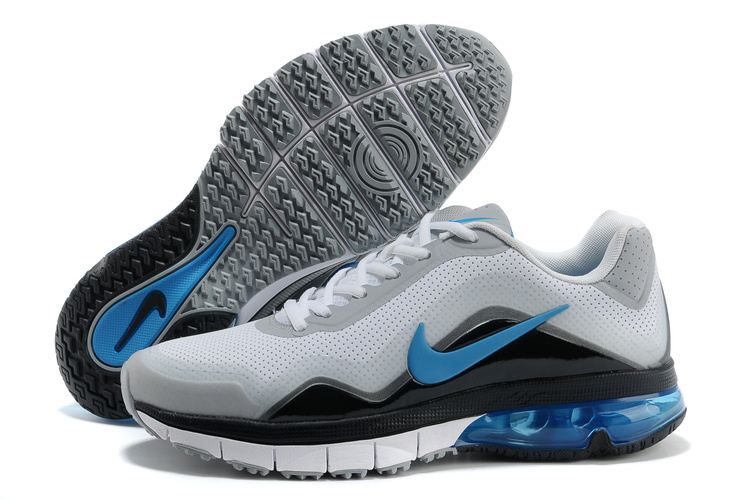 Nike Air Max TR 180 Shoes White Black Blue - Click Image to Close