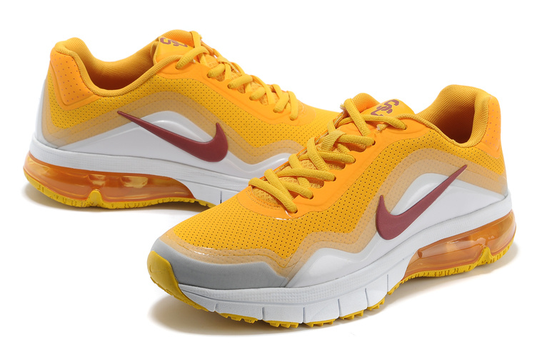 Nike Air Max TR 180 Shoes Yellow Silver White - Click Image to Close