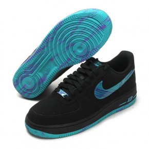 Nike Air Force 1 Low Black Blue Colorful Shoes