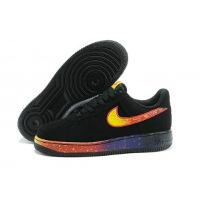 Nike Air Force 1 Low Black Colorful Shoes - Click Image to Close