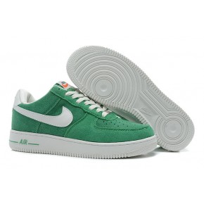 Nike Air Force 1 Low Green White Shoes - Click Image to Close