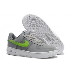 Nike Air Force 1 Low Grey Fluorscent Shoes - Click Image to Close