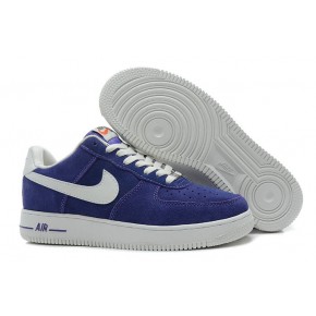 Nike Air Force 1 Low Suede Purple White Shoes