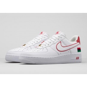 Nike Air Force 1 Low White Red Shoes