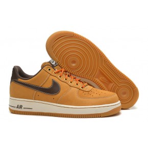 Nike Air Force 1 Low Yellow Black Shoes - Click Image to Close