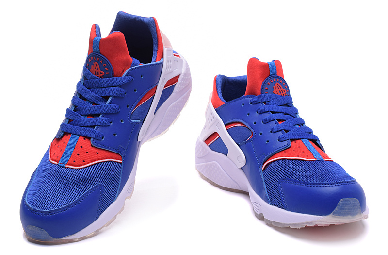 Nike Air Huarach London Blue Red White Shoes