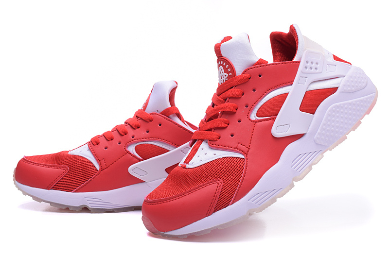 Nike Air Huarach Milano Red White Shoes - Click Image to Close