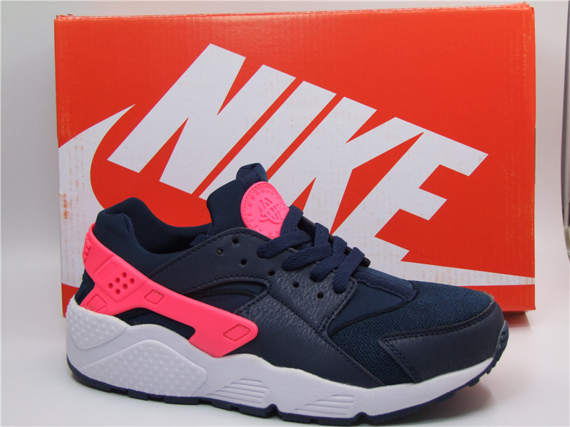 Nike Air Huarache 1 Dark Blue Red Shoes - Click Image to Close