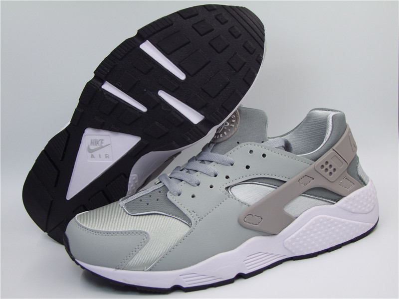 Nike Air Huarache 1 Grey White Shoes - Click Image to Close