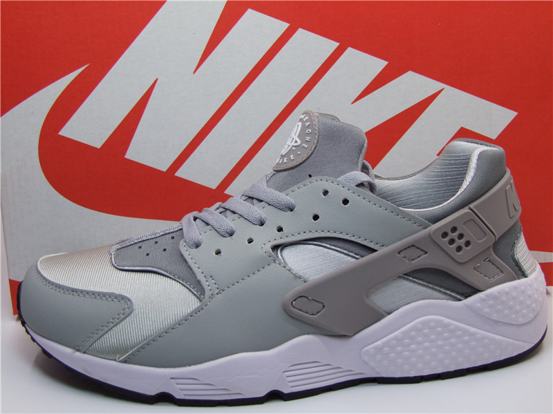 Nike Air Huarache 1 Grey White Shoes - Click Image to Close