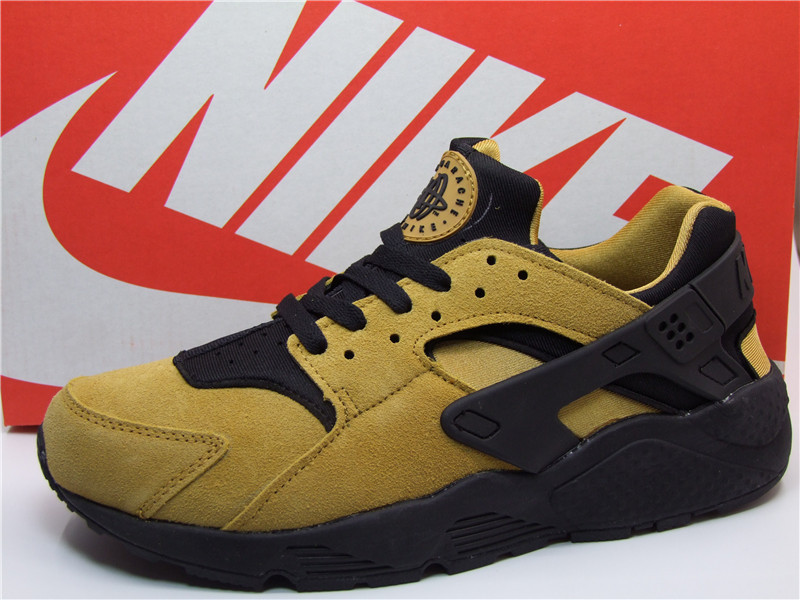 Nike Air Huarache 1 Yellow Black Shoes - Click Image to Close