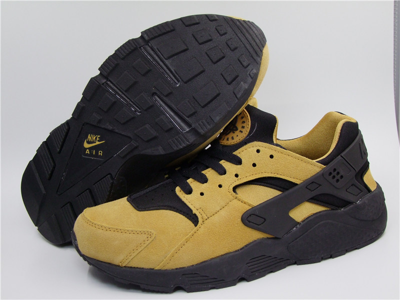 Nike Air Huarache 1 Yellow Black Shoes - Click Image to Close