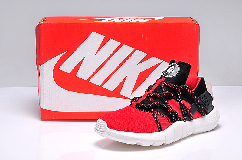 Nike Air Huarache 2 Red Black White Shoes - Click Image to Close