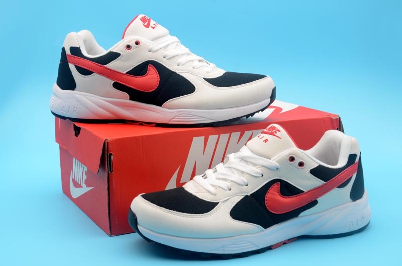 Nike Air Icarus White Black Red Shoes - Click Image to Close