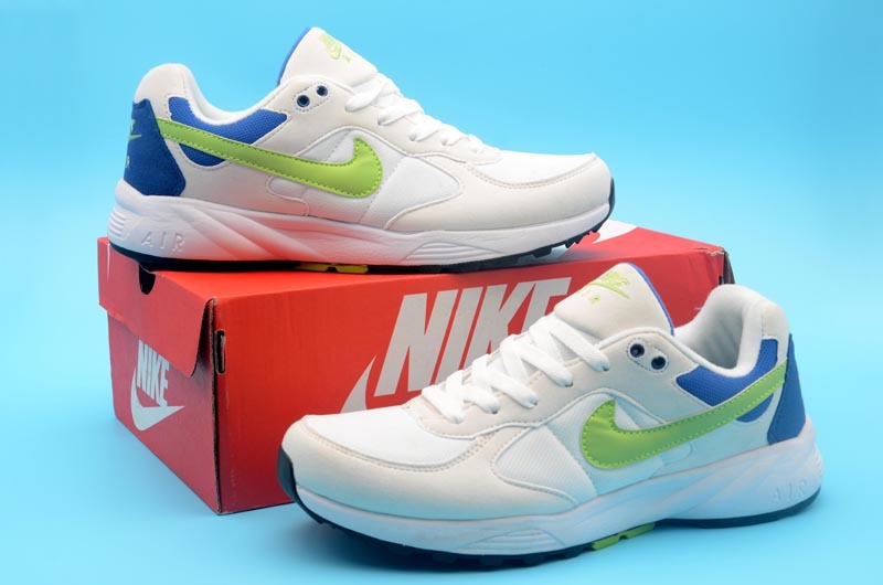 Nike Air Icarus White Blue Volt Shoes