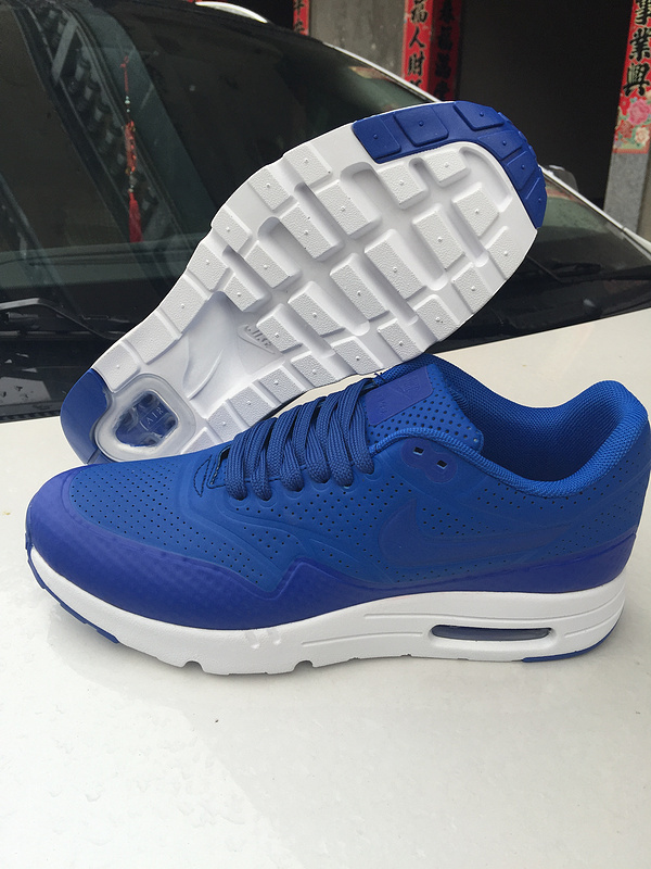 Limited Nike Air Max 1 Ultra Moire Blue White Shoes