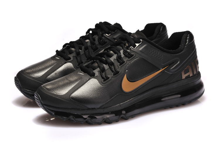 Nike Air Max 2013 Black Copper Running Shoes