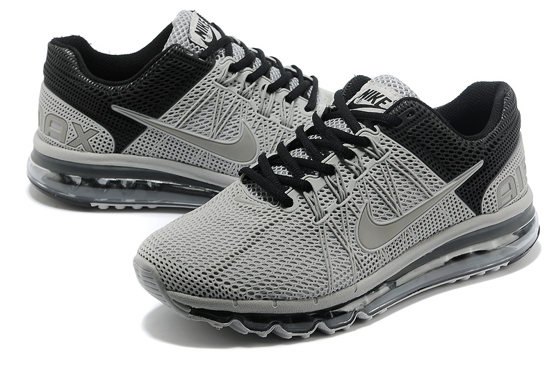 Nike Air Max 2013 Grey Black Sport Shoes