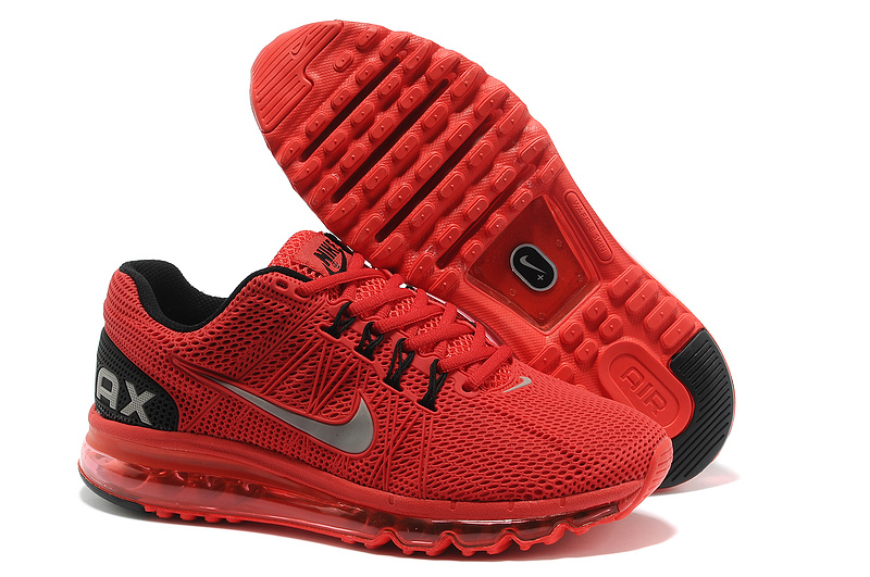 Nike Air Max 2013 Red Black Sport Shoes