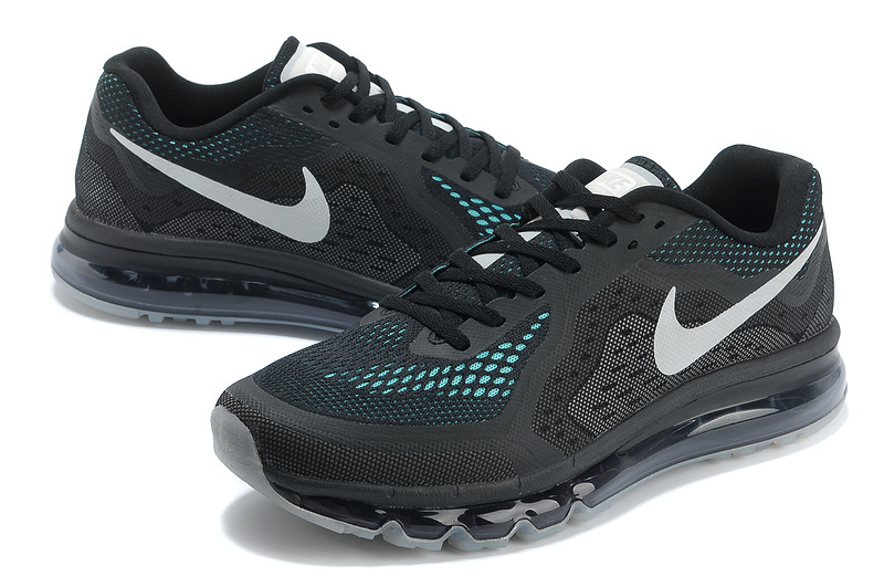 Nike Air Max 2014 Black Shoes - Click Image to Close