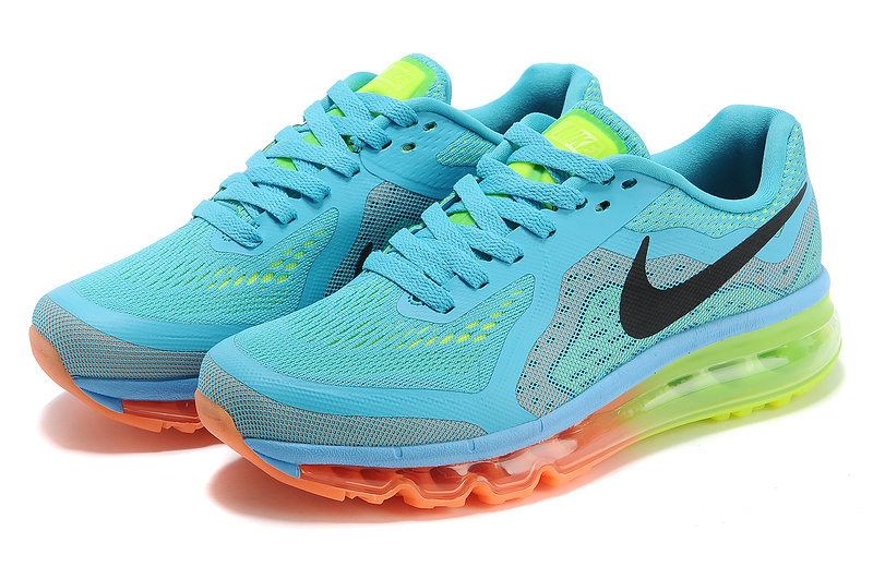 Nike Air Max 2014 Blue Orange Green Shoes