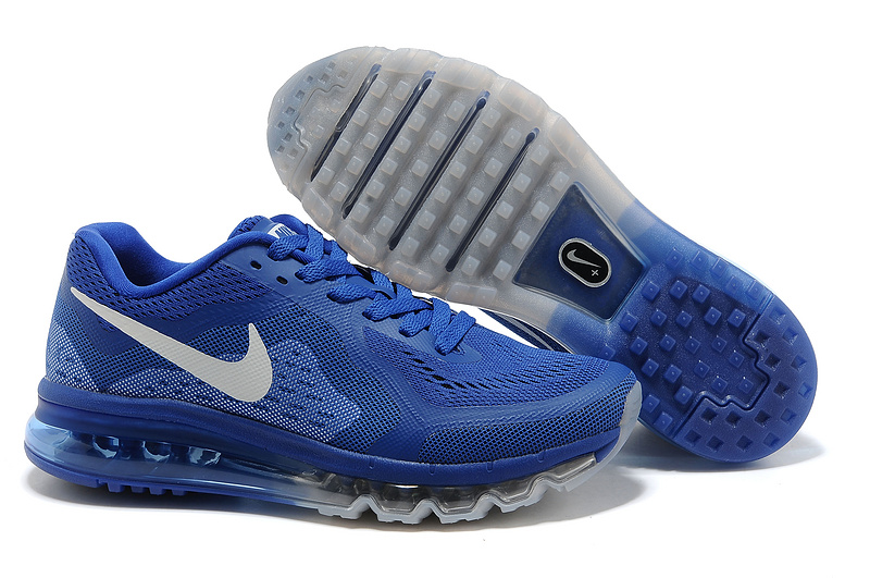 Nike Air Max 2014 Blue White Shoes - Click Image to Close