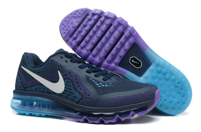 black blue and purple air max