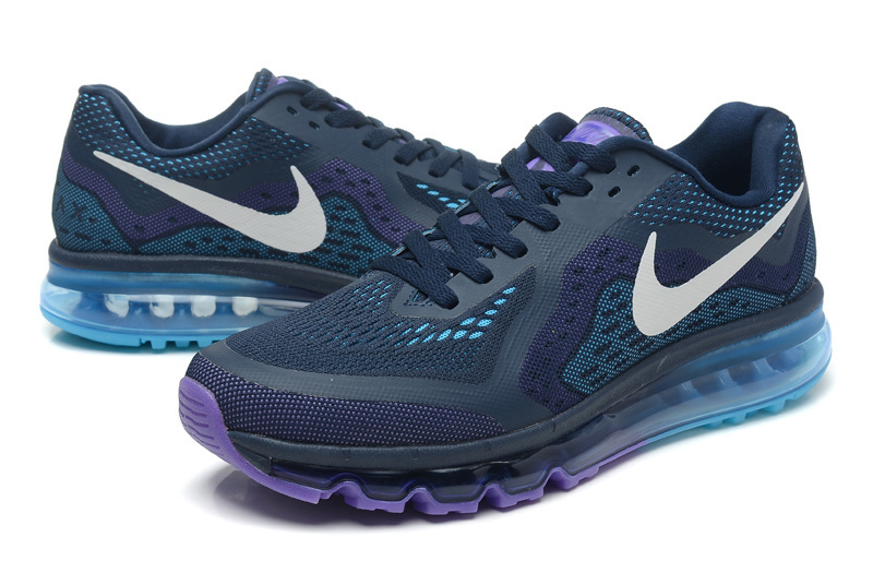 Nike Air Max 2014 Dark Blue Purple Shoes - Click Image to Close