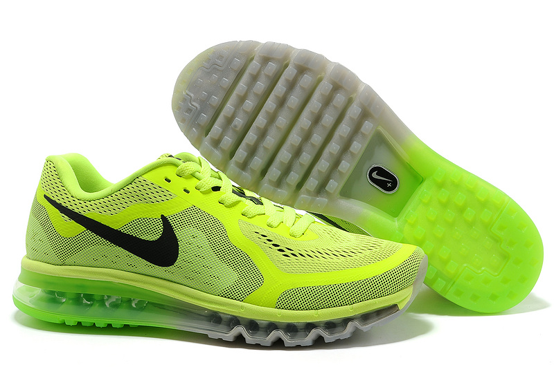 Nike Air Max 2014 Fluorscent Green Shoes