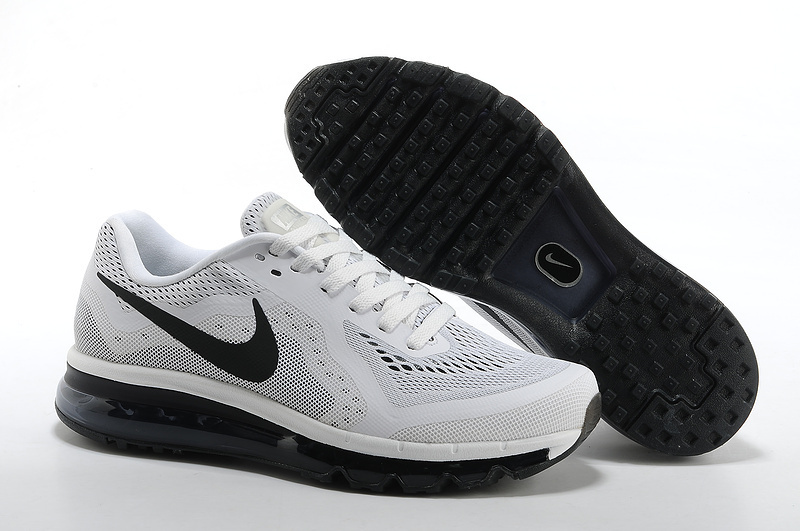 Nike Air Max 2014 Grey Black Logo Shoes