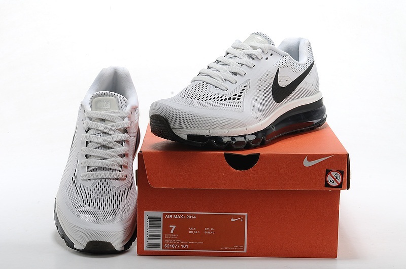 Nike Air Max 2014 Grey Black Logo Shoes - Click Image to Close